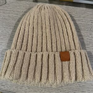 Tan Beanie Hat